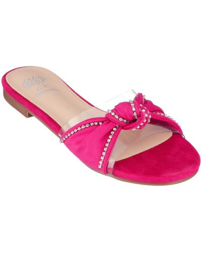 Gc Shoes Rihanna Slide Flat Sandals - Pink
