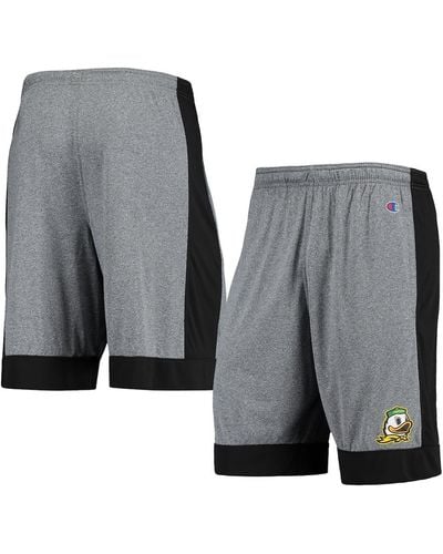 Knights Apparel Oregon Ducks Outline Shorts - Gray