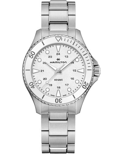 Hamilton Swiss Khaki Navy Scuba Bracelet Watch 37mm - Gray