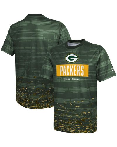 KTZ Bay Packers Combine Authentic Sweep T-shirt - Green