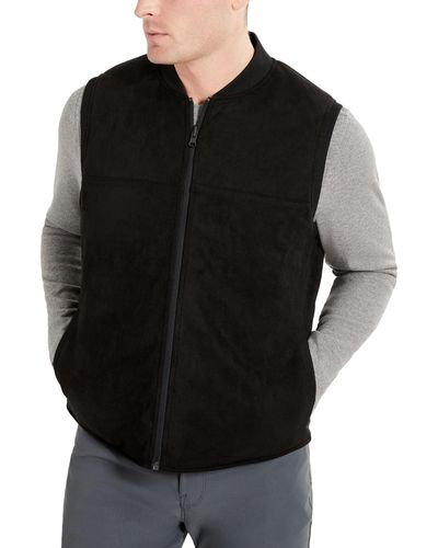 Kenneth Cole Reversible Water-resistant Vest - Black