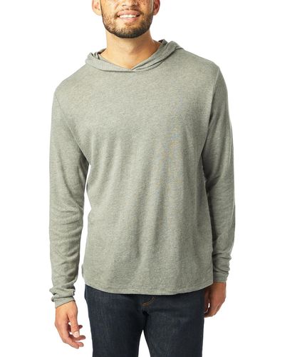 Alternative Apparel Keeper Jersey Pullover Hoodie - Gray