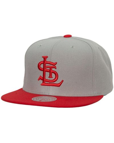 Mitchell & Ness St. Louis Cardinals Cooperstown Collection Away Snapback Hat - Red