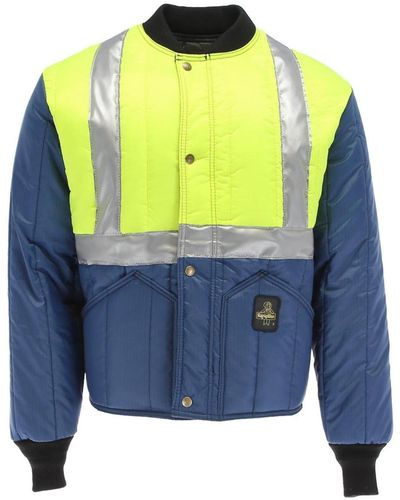 Refrigiwear Hivis Cooler Wear Insulated Winter Jacket - Blue