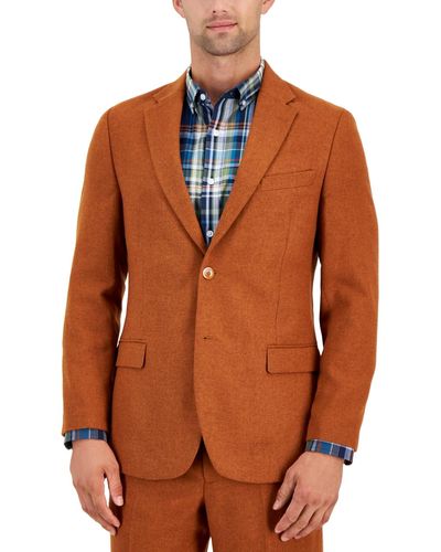 Nautica Modern-fit Stretch Nested Suit - Brown