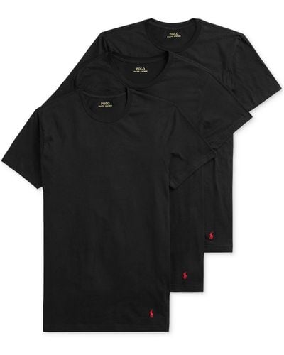 Polo Ralph Lauren Classic Undershirt 3-pack - Black