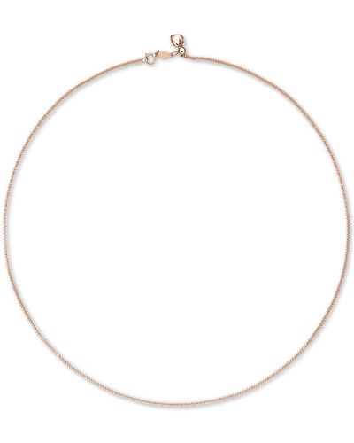Chow Tai Fook Wheat Link 18" Chain Necklace - Metallic