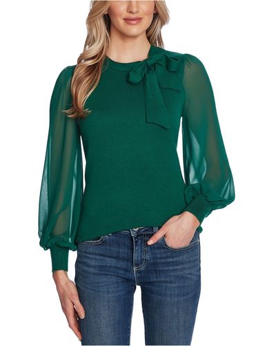 https://www.lyst.com/clothing/cece-woven-bow-sweater-1/