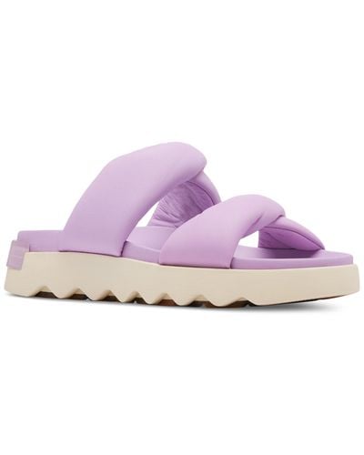 Sorel Vibe Twist Slip-on Slide Sandals - Purple