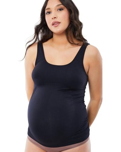 Ingrid & Isabel Maternity Belly Support Cami Bundle - Blue