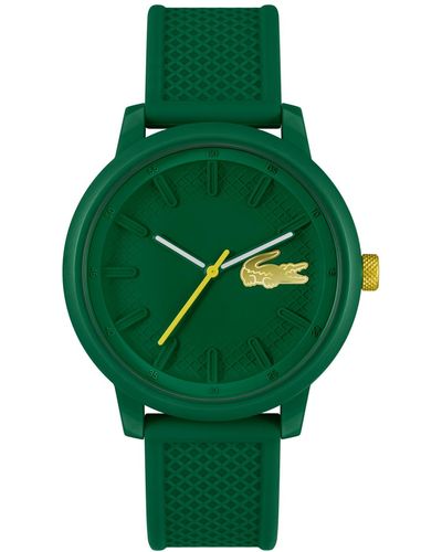 Lacoste L.12.12. Silicone Strap Watch 48mm - Green