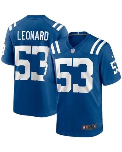 Nike Indianapolis Colts Darius Leonard Game Jersey - Blue
