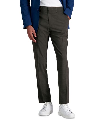 Kenneth Cole Slim-fit Stretch Dress Pants - Blue