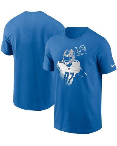 Nike Aidan Hutchinson Detroit Lions Player Graphic T-shirt - Blue