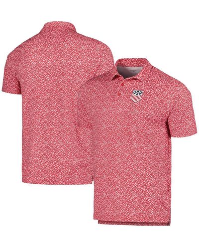 Antigua Usmnt Terrace Polo Shirt - Pink