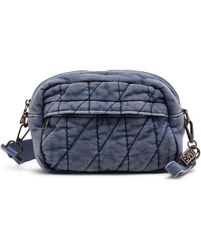 Madden Girl Riley Quilted Crossbody - Blue