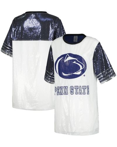 Gameday Couture Penn State Nittany Lions Chic Full Sequin Jersey Dress - Blue