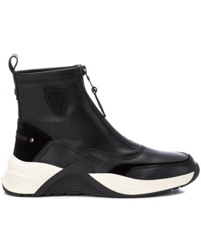 Xti Carmela Casual Booties By - Black