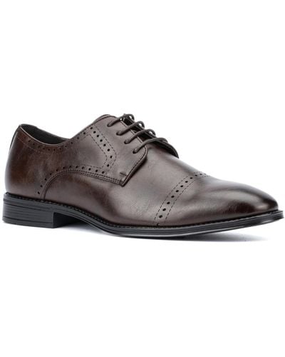 Xray Jeans Dionis Cap Toe Oxford Shoes - Brown
