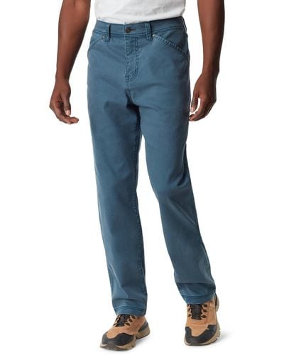 BASS OUTDOOR Straight-fit Everyday Pants - Blue