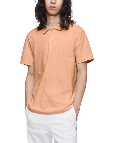 Calvin Klein Regular-fit Smooth Cotton Monogram Logo Polo Shirt - Multicolor