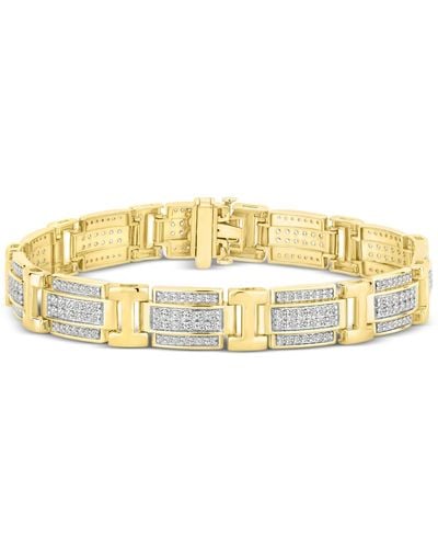 Macy's Diamond Link Bracelet (3 Ct. T.w. - Metallic