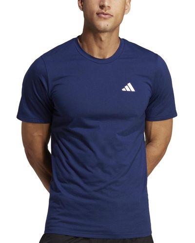 adidas Train Essentials Feelready Short-sleeve Crewneck Training T-shirt - Blue
