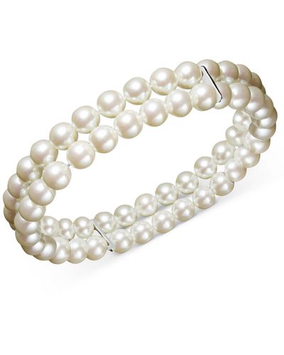 Charter Club Two Row Simulated Pearl (6 Mm) - White
