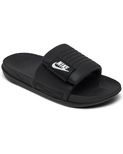 Nike Offcourt Adjust Slide Sandals From Finish Line - Black
