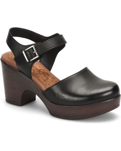 b.ø.c. Natasha Comfort Wedge Sandals - Black