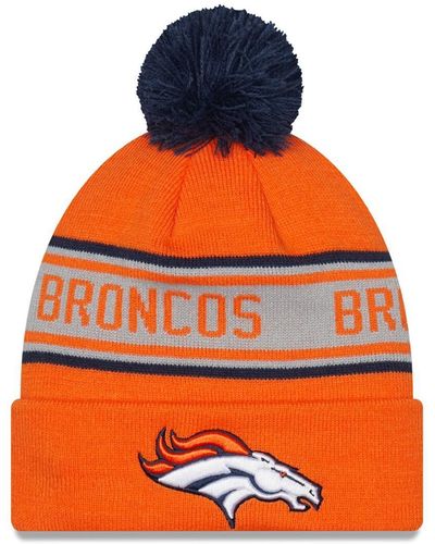 KTZ Denver Broncos Repeat Cuffed Knit Hat - Orange