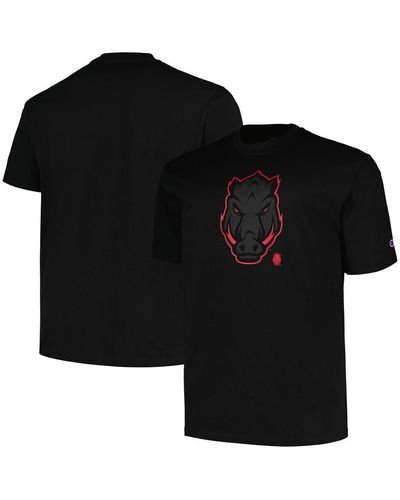 Profile Arkansas Razorbacks Big And Tall Pop T-shirt - Black