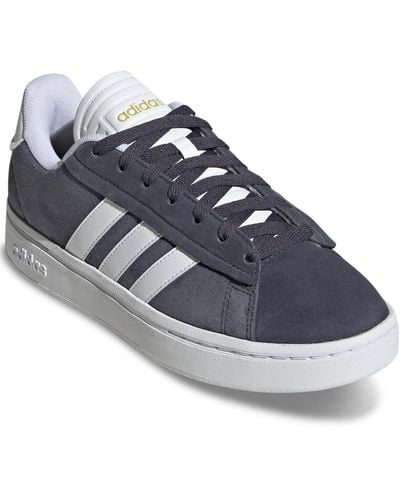 adidas Grand Court Alpha Cloudfoam Lifestyle Comfort Casual Sneakers From Finish Line - Blue