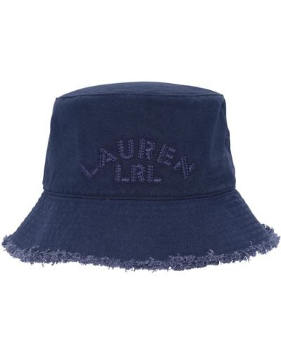 Lauren by Ralph Lauren Cotton Bucket Hat - Blue