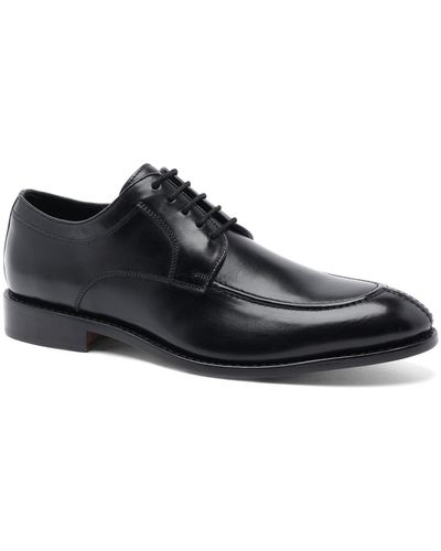 Anthony Veer Wallace Split Toe Goodyear Welt Lace-up Dress Shoes - Black