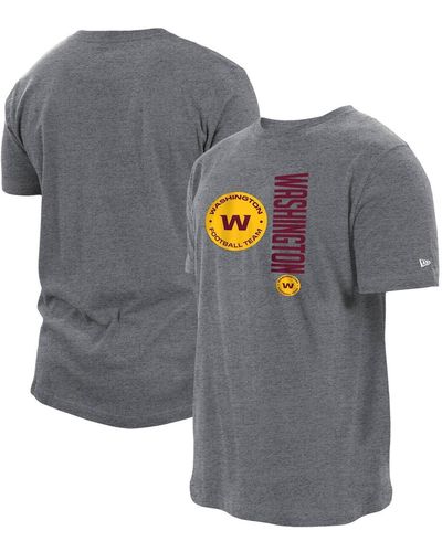 KTZ Washington Football Team Split Logo 2-hit T-shirt - Gray
