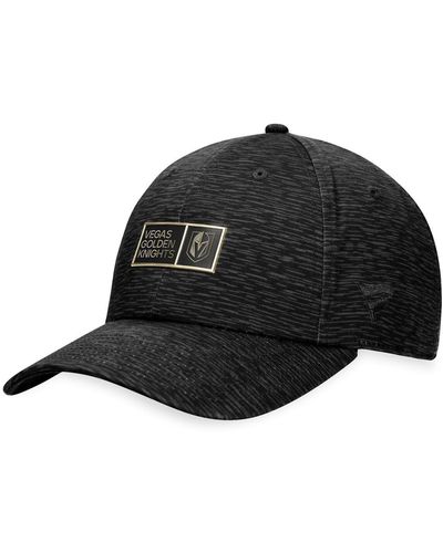 Fanatics Vegas Golden Knights Authentic Pro Road Adjustable Hat - Black