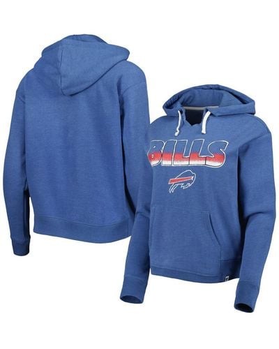 '47 Buffalo Bills Color Rise Kennedy Pullover Hoodie - Blue