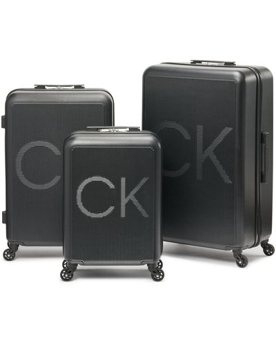 Calvin Klein Vision Suitcase Set - Black