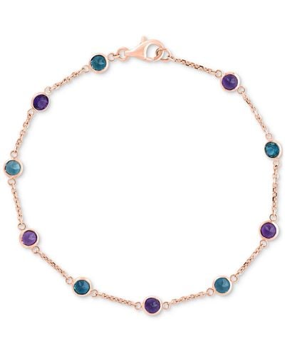 Effy Effy Multi-gemstone Link Bracelet (2-1/2 Ct. T.w. - Natural