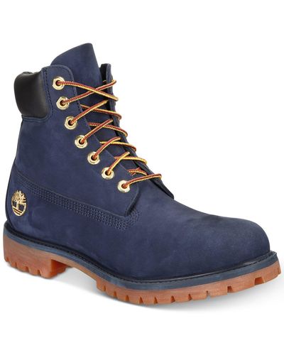 Timberland Men's 6" Macy's Exclusive Boots - Blue