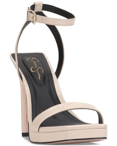 Jessica Simpson Adonia Two-piece Platform Dress Sandals - White