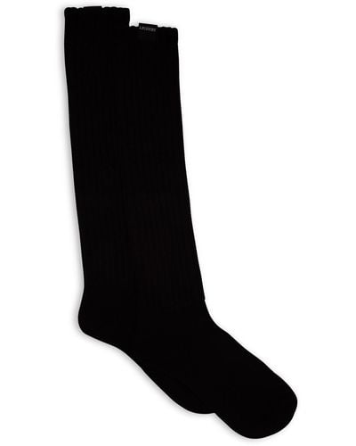 LECHERY European Made Scrunch Socks - Black