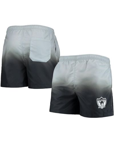 FOCO Las Vegas Raiders Retro Dip-dye Swim Shorts - Black