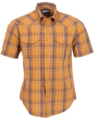 Mountain Khakis Rodeo Short Sleeve Woven Shirt - Orange