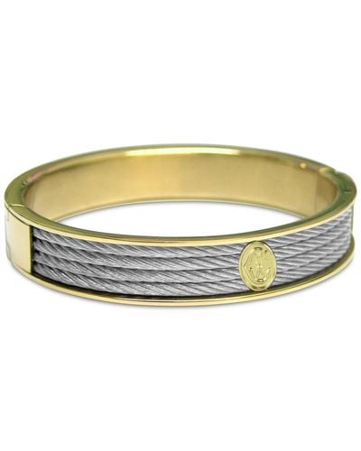 Charriol Cable Two-tone Bangle Bracelet - Metallic