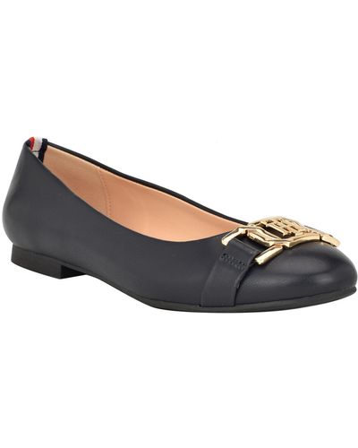 Tommy Hilfiger Gallyne Classic Ballet Flats - Blue