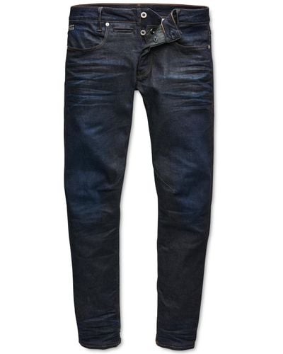 G-Star RAW D-staq 5 Pocket Regular Rise Slim Jeans - Blue