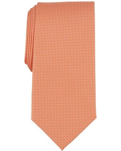 Club Room Elm Solid Textured Tie - Orange