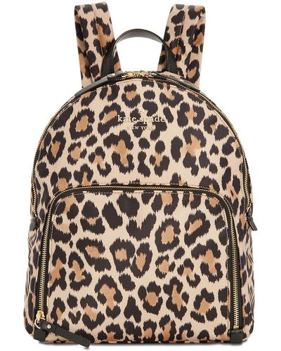 Kate Spade Watson Lane Leopard Hartley Small Backpack - Multicolor